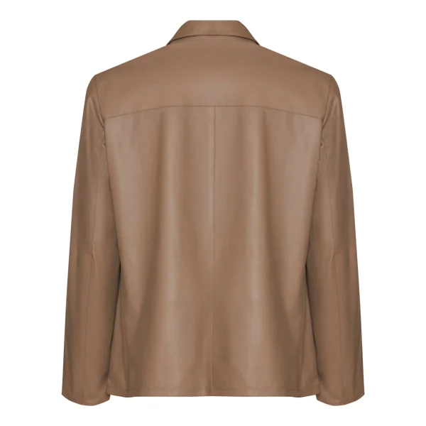 Fashion Fratelli Rossetti Beige Reversible Suede Jacket | Dove Grey