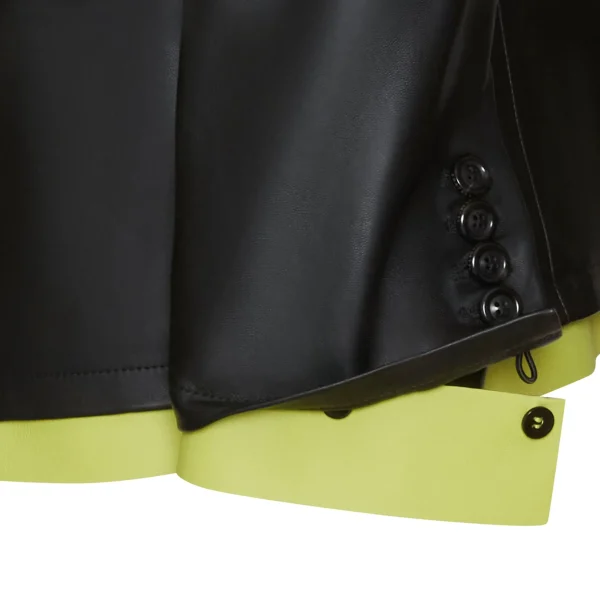 Flash Sale Fratelli Rossetti Nappa Leather Blazer With Contrasting Edging | Black