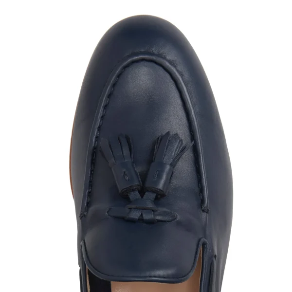 Shop Fratelli Rossetti Blue Brera Loafer | Navy