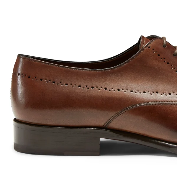 Best Sale Fratelli Rossetti Leather Lace-up Shoe | Chestnut