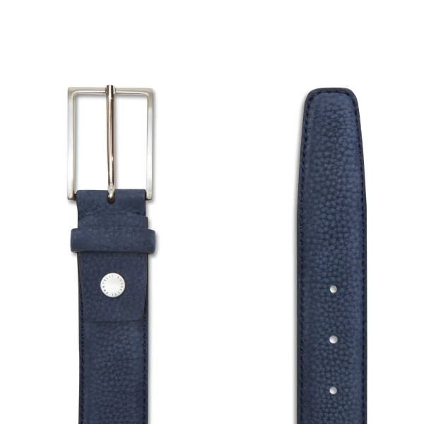 Shop Fratelli Rossetti Cintura Uomo In Pelle- Aquamarine