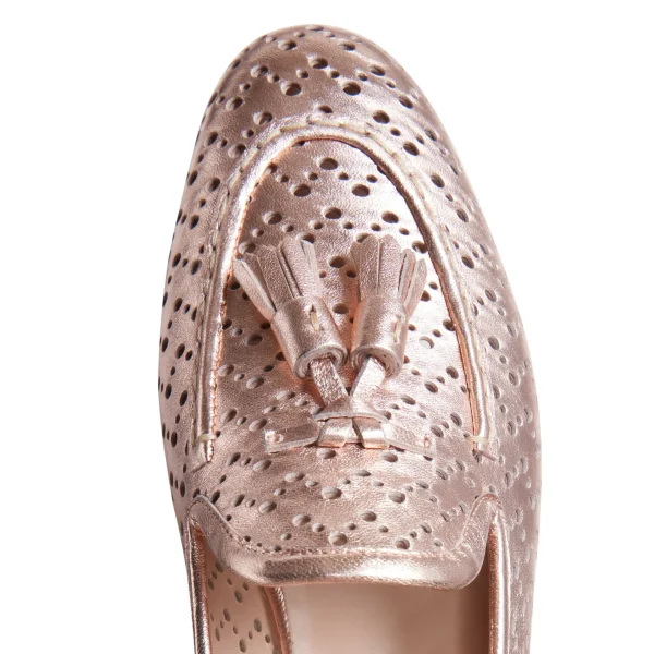 Outlet Fratelli Rossetti Gold Brera Loafer | Rose gold