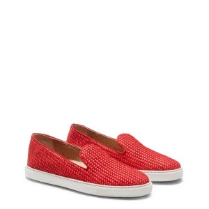 Flash Sale Fratelli Rossetti Grey Suede Slipper | Red