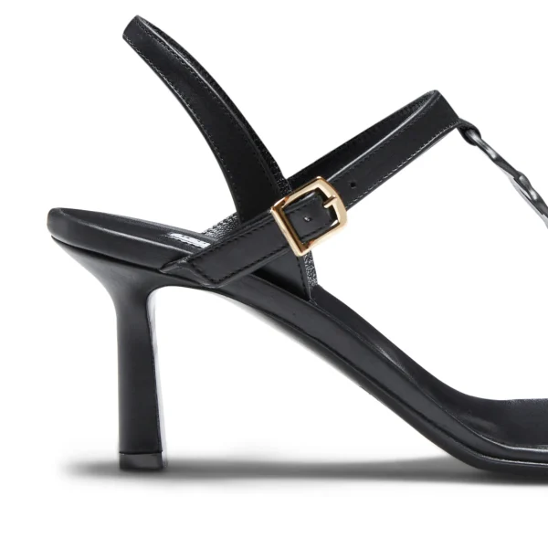 Store Fratelli Rossetti Magenta Leather Sandal | Black