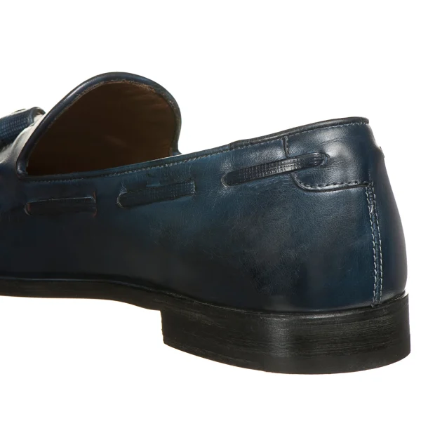 Clearance Fratelli Rossetti Mocassino Brera In Pelle- Aquamarine