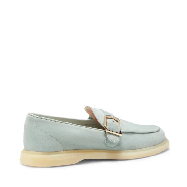 Shop Fratelli Rossetti Mocassino Donna In Suede- Sage