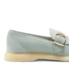 Shop Fratelli Rossetti Mocassino Donna In Suede- Sage