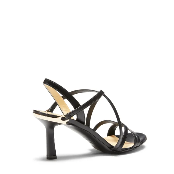 Clearance Fratelli Rossetti Sandalo Magenta In Pelle Colore Nero- Black