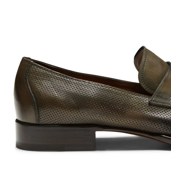 Clearance Fratelli Rossetti Couloured- Leather Loafer Seaweed