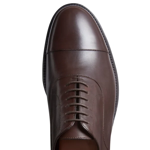 New Fratelli Rossetti Smooth Leather Oxford Shoe | Brown