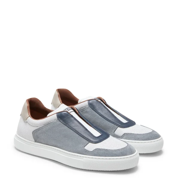 Flash Sale Fratelli Rossetti Sneaker Uomo In Suede E Pelle- White