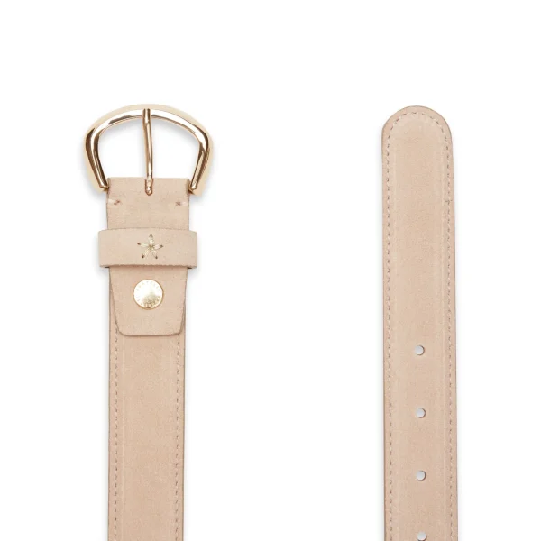 Flash Sale Fratelli Rossetti Women's Suede Belt | Sand