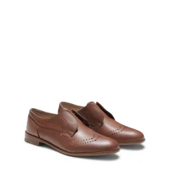 New Fratelli Rossetti -coloured Leather Lace-up Shoes | Almond