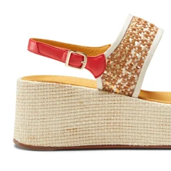 New Fratelli Rossetti /scarlet Wedge Sandal | Almond