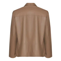 Fashion Fratelli Rossetti Beige Reversible Suede Jacket | Dove Grey