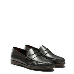 Hot Fratelli Rossetti Leather Band Loafer | Black