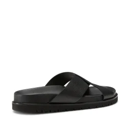 Clearance Fratelli Rossetti Leather Sandal | Black