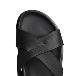 Clearance Fratelli Rossetti Leather Sandal | Black