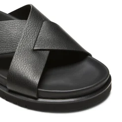 Clearance Fratelli Rossetti Leather Sandal | Black
