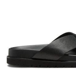 Clearance Fratelli Rossetti Leather Sandal | Black