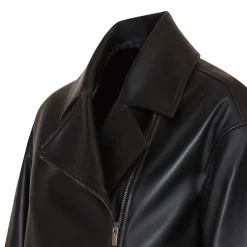 Online Fratelli Rossetti Nappa Leather Cape | Black
