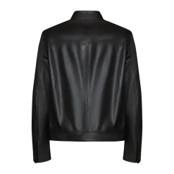 Discount Fratelli Rossetti Nappa Leather Jacket | Black