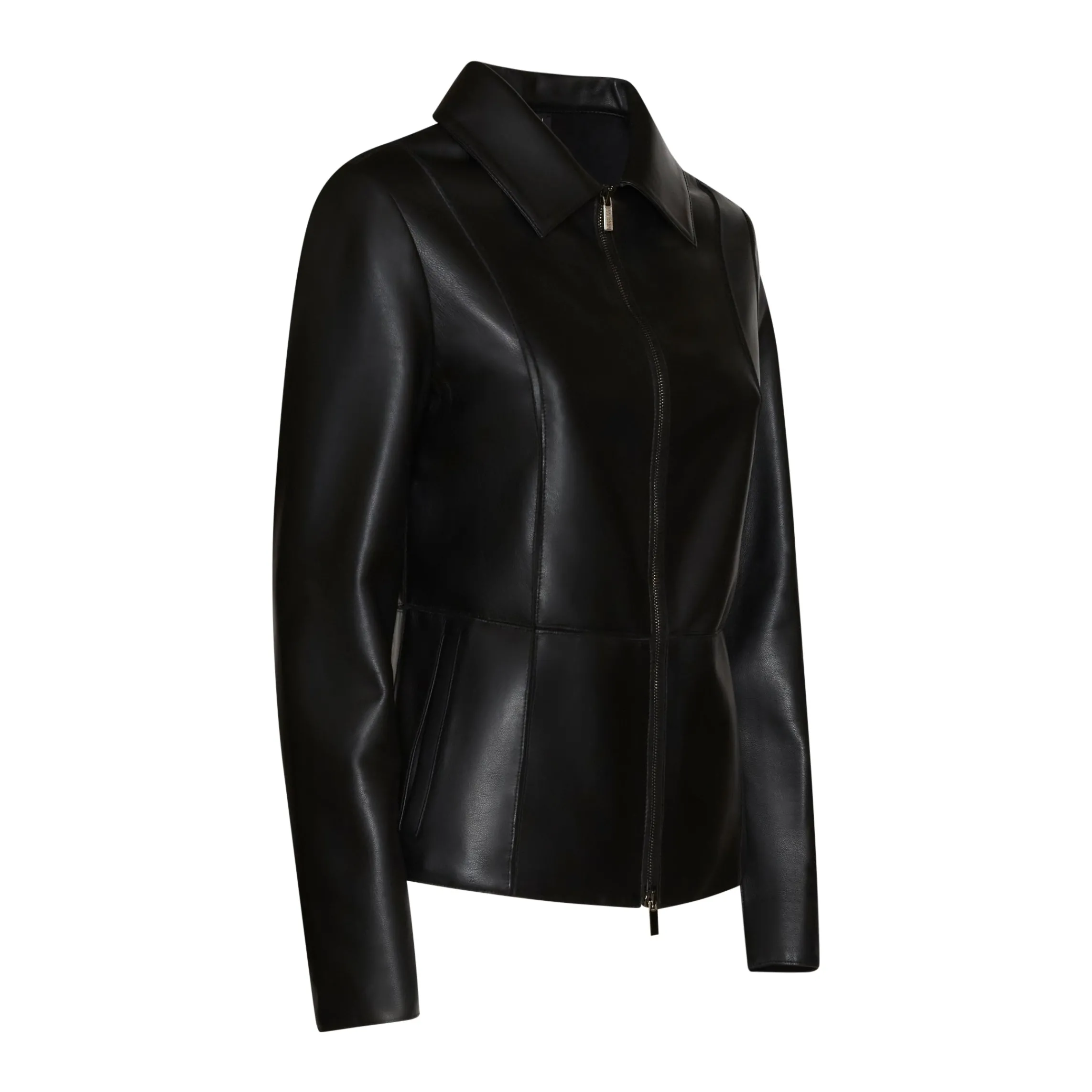 Discount Fratelli Rossetti Nappa Leather Jacket | Black