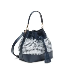 Outlet Fratelli Rossetti Blue Bucket Bag | Navy