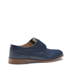 Discount Fratelli Rossetti Blue Leather Lace-up Shoes | Navy