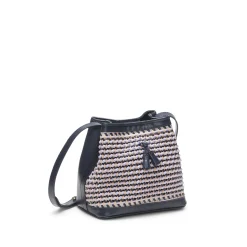 Cheap Fratelli Rossetti Borsa In Pelle Blu/lilla- Beige