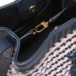 Cheap Fratelli Rossetti Borsa In Pelle Blu/lilla- Beige