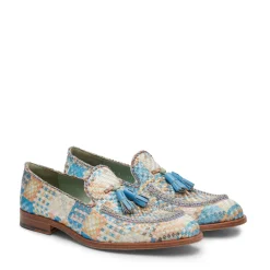 Best Fratelli Rossetti Brera Loafer In Embroidered Fabric | Light blue