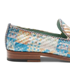 Best Fratelli Rossetti Brera Loafer In Embroidered Fabric | Light blue