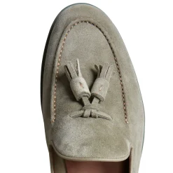 Discount Fratelli Rossetti Brera Men’s Suede Loafer| Khaki