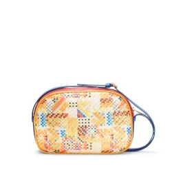 Fashion Fratelli Rossetti Brera Woven Shoulder Bag | Sun yellow
