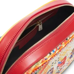 Fashion Fratelli Rossetti Brera Woven Shoulder Bag | Sun yellow