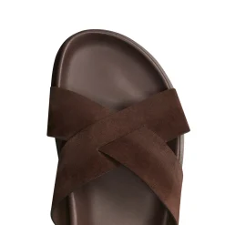 Best Fratelli Rossetti Suede Sandal | Brown