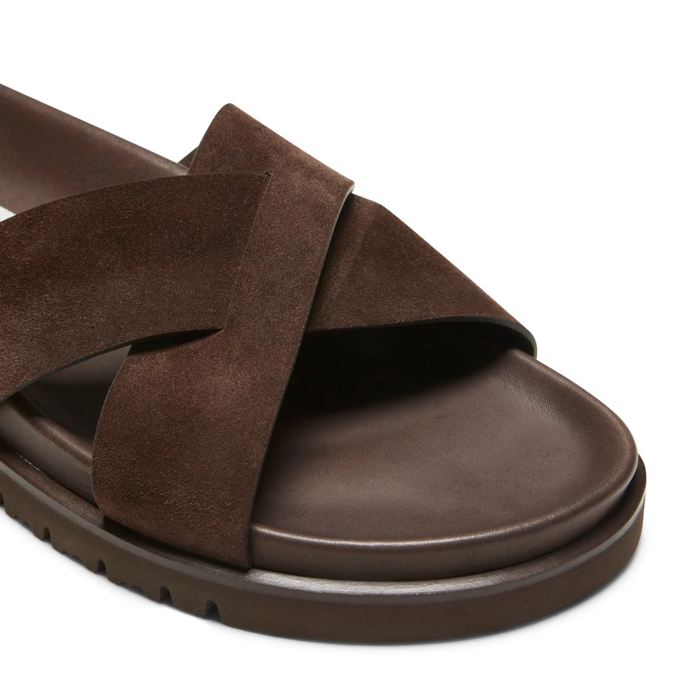Best Fratelli Rossetti Suede Sandal | Brown