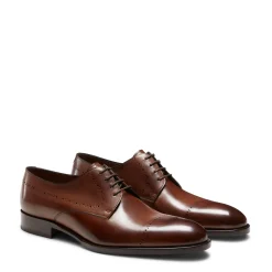 Best Sale Fratelli Rossetti Leather Lace-up Shoe | Chestnut