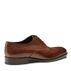 Best Sale Fratelli Rossetti Leather Lace-up Shoe | Chestnut