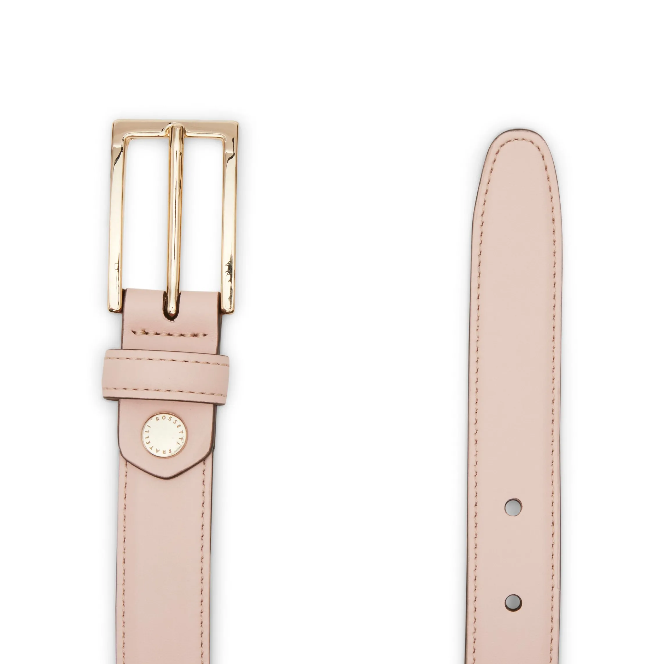 New Fratelli Rossetti Cintura Colore Cipria- Powder pink