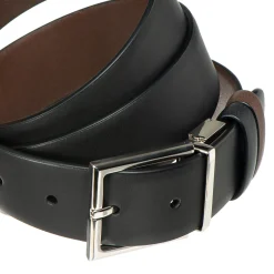 Flash Sale Fratelli Rossetti Cintura In Pelle Reversibile- Black