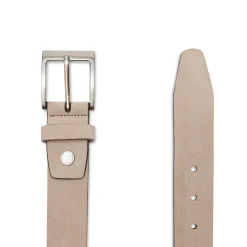 Sale Fratelli Rossetti Cintura Uomo In Suede- Beige