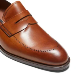 New Fratelli Rossetti Couloured- Leather Loafer Cognac