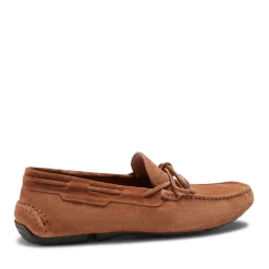 Sale Fratelli Rossetti Suede Driver Loafer | Cognac
