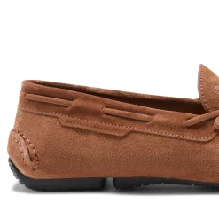 Sale Fratelli Rossetti Suede Driver Loafer | Cognac