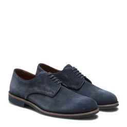 Best Fratelli Rossetti Derby Uomo In Suede- Navy blue