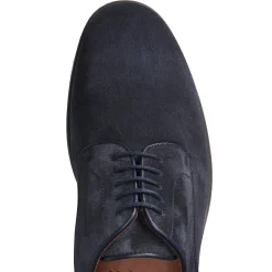 Best Fratelli Rossetti Derby Uomo In Suede- Navy blue