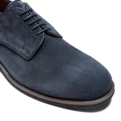 Best Fratelli Rossetti Derby Uomo In Suede- Navy blue