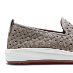 Flash Sale Fratelli Rossetti Woven Suede Sneaker | Dove Grey